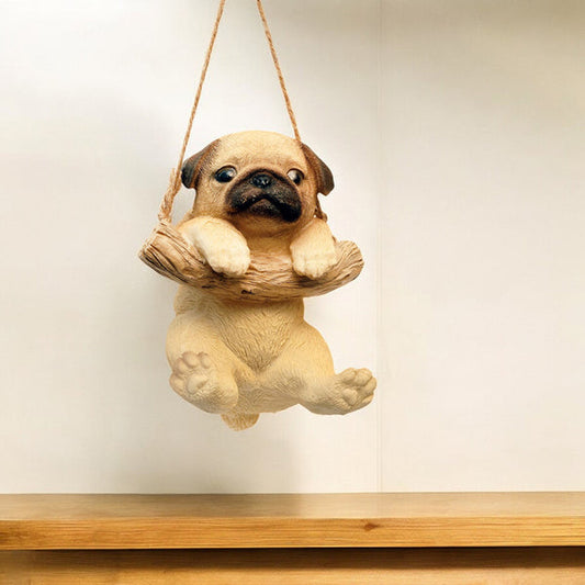 Cute Pug Play Figurine