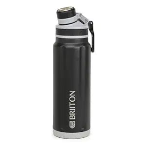 Majestic S Hot & Cold Stainless Steel Insulated Water Bottle, 850ml (Black)