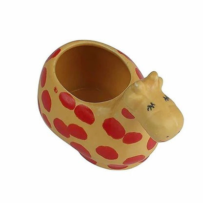 Ceramic Giraffe Shaped Planters (Set of 2)