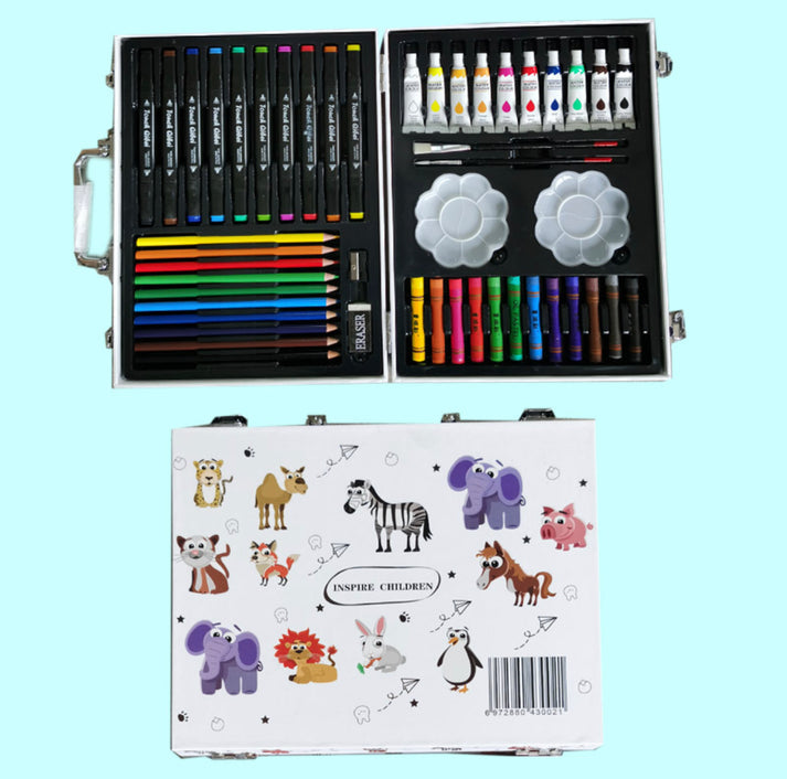 Cute Zoo Coloring Trunk - Beginner’s Colouring Paradise