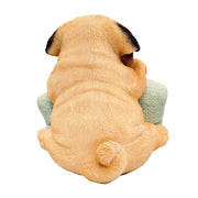 Cute Pug Welcome Figurine