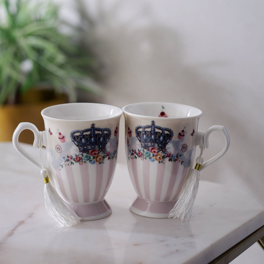 Queen's Crown Mug (Set of 2)