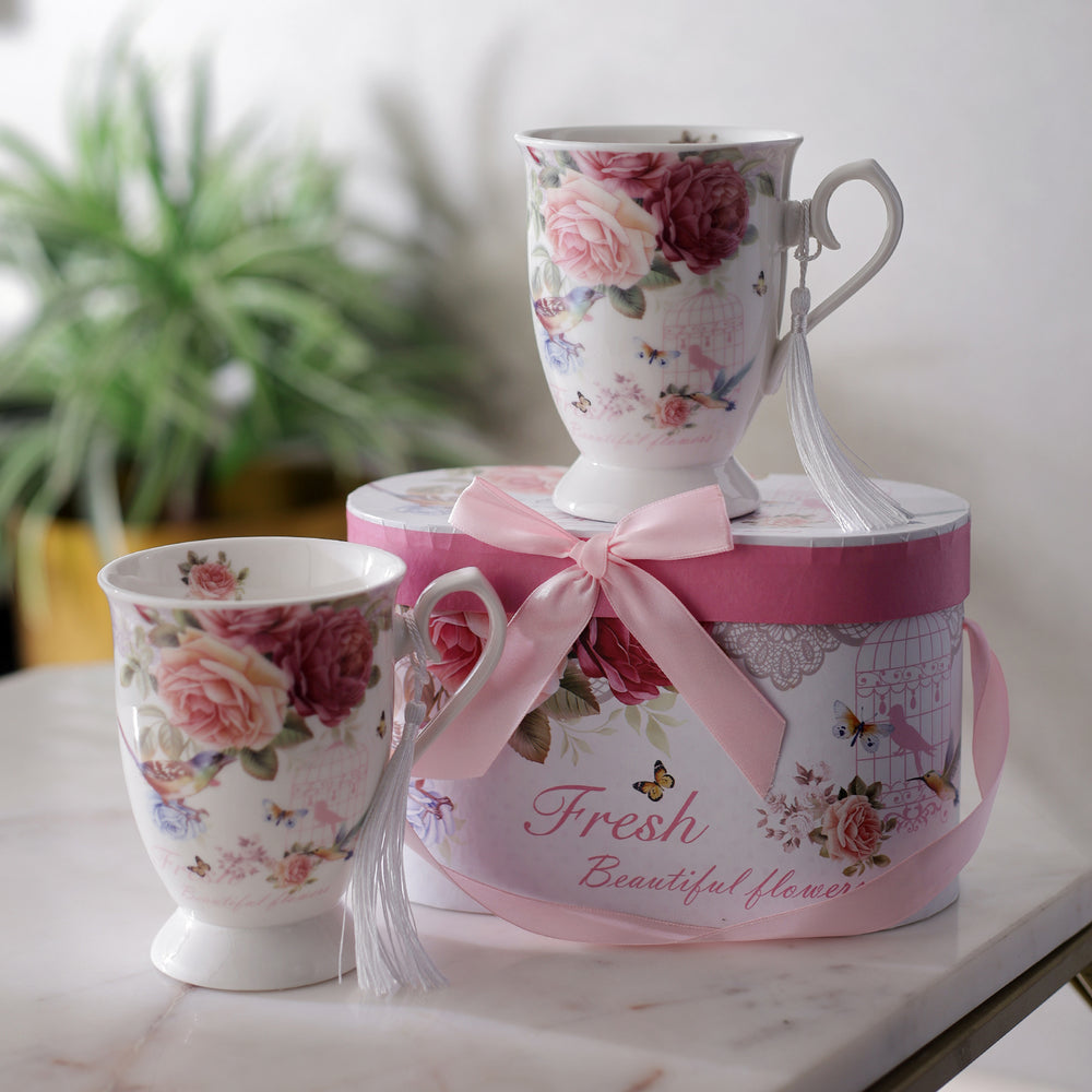 Rose Rejoice Mug (Set of 2)