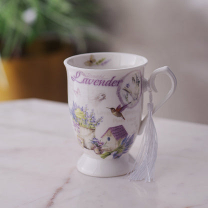 Vintage Country Lavender Teacup