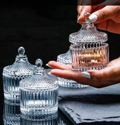 Trinkets Glass Storage Jar - Set of Four