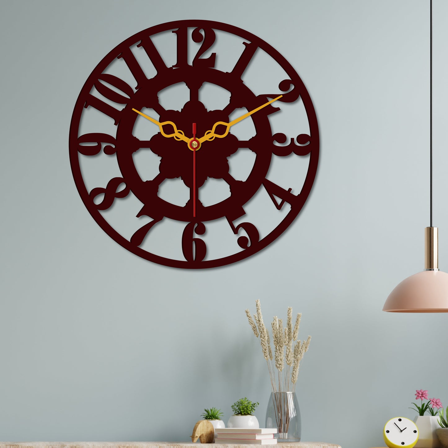 Classic Style Wooden Wall Clock