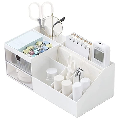 Desk Storage / Organizer with Cute Stickers (for decoration)