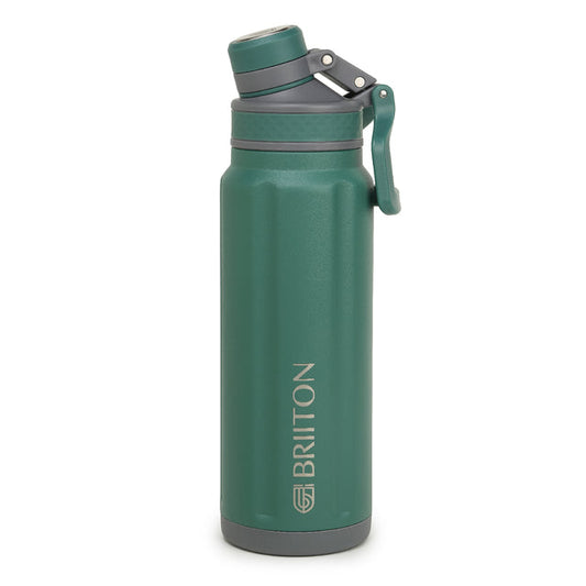 Briiton Majestic S Hot & Cold Stainless Steel Insulated Water Bottle, 850ml (Green)