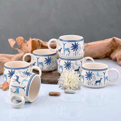 Exclusive Ceramic Deer Printed Coffee Mugs