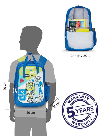 Wiki Champ 3 Monster Blue Backpack