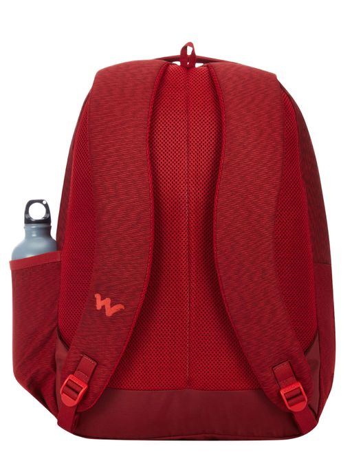 Wiki Blaze Light Red Backpack with Rain Cover